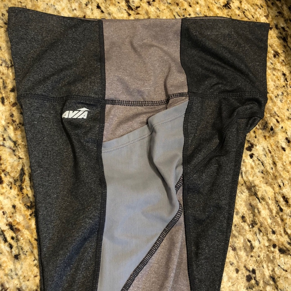 AVIA Small Mixed Grey Workout Leggings